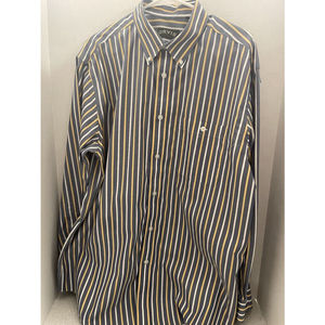 Orvis Plaid Long Sleeve Men Shirt Size Large